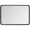 Rectangular Wall Mount Multi-Layer Bathroom Vanity Mirror with Steel Frame Suitable for Any Room